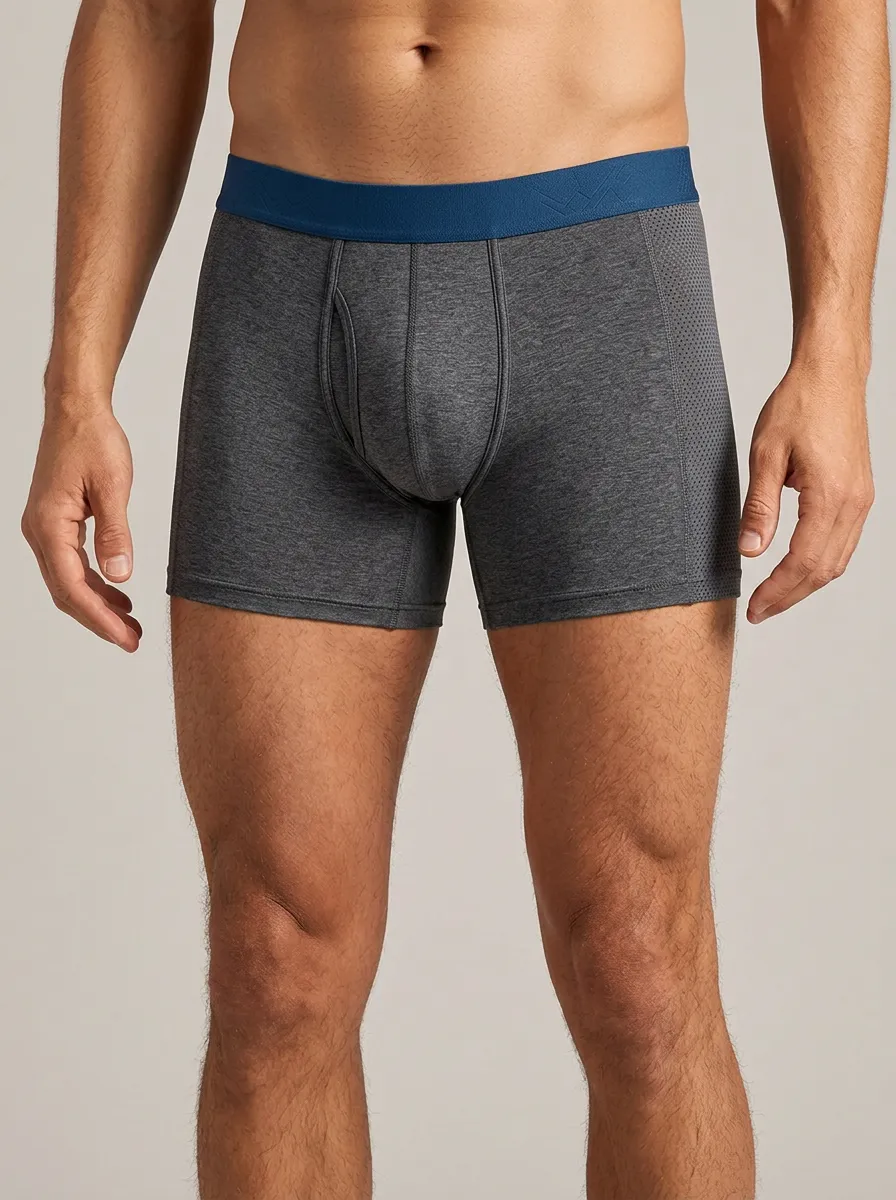 Everyday Mesh Athletic Performance Casual Look Men's Boxer Briefs
