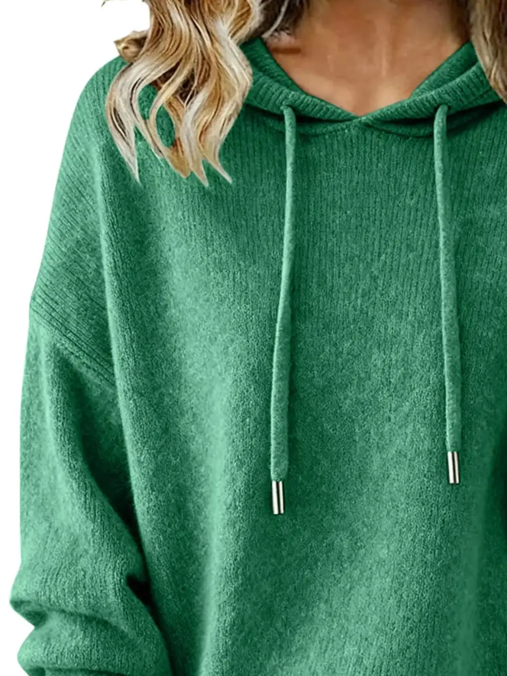 Versatile Drawstring Long Sleeve Sweater