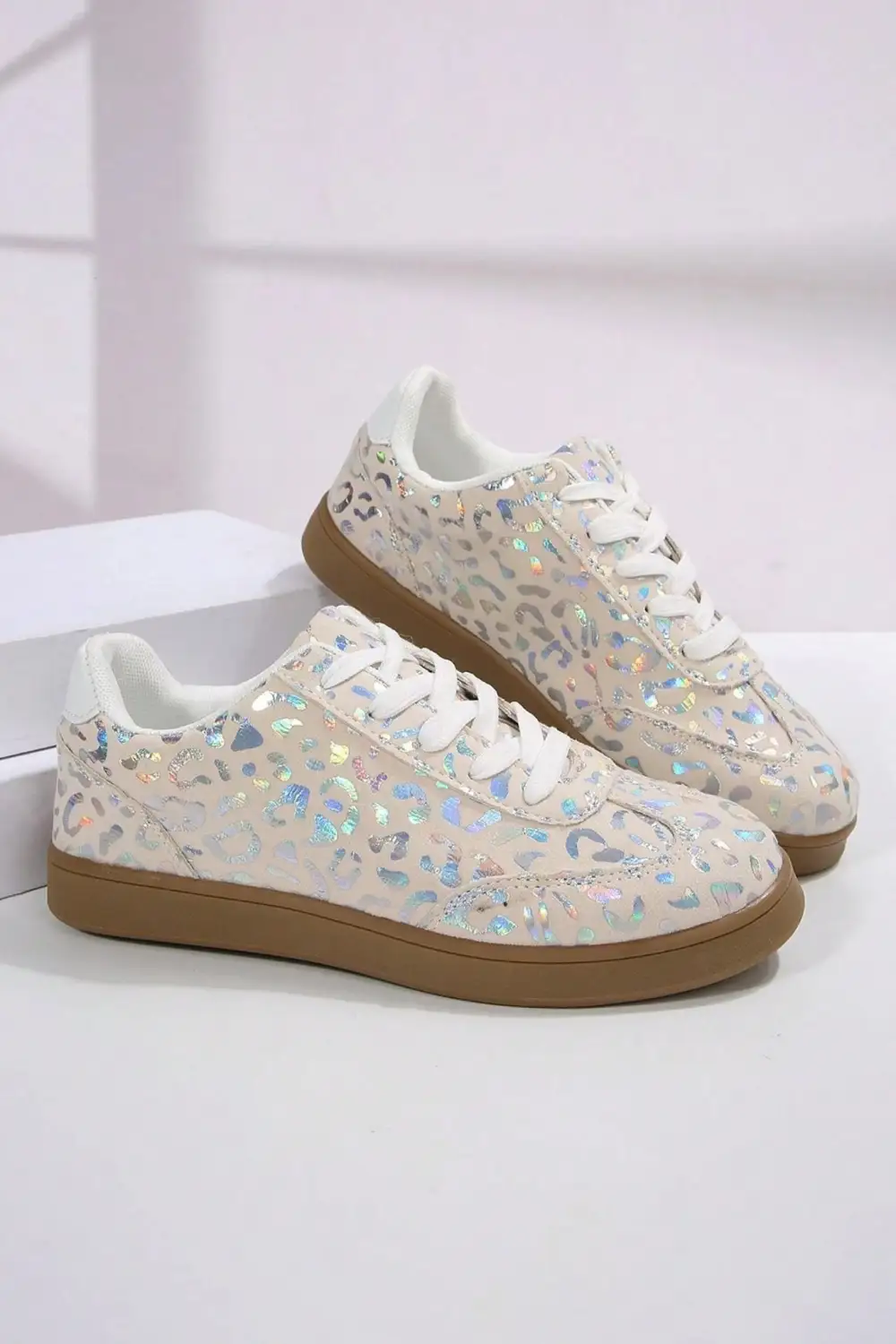 Active Leopard Print Sneakers