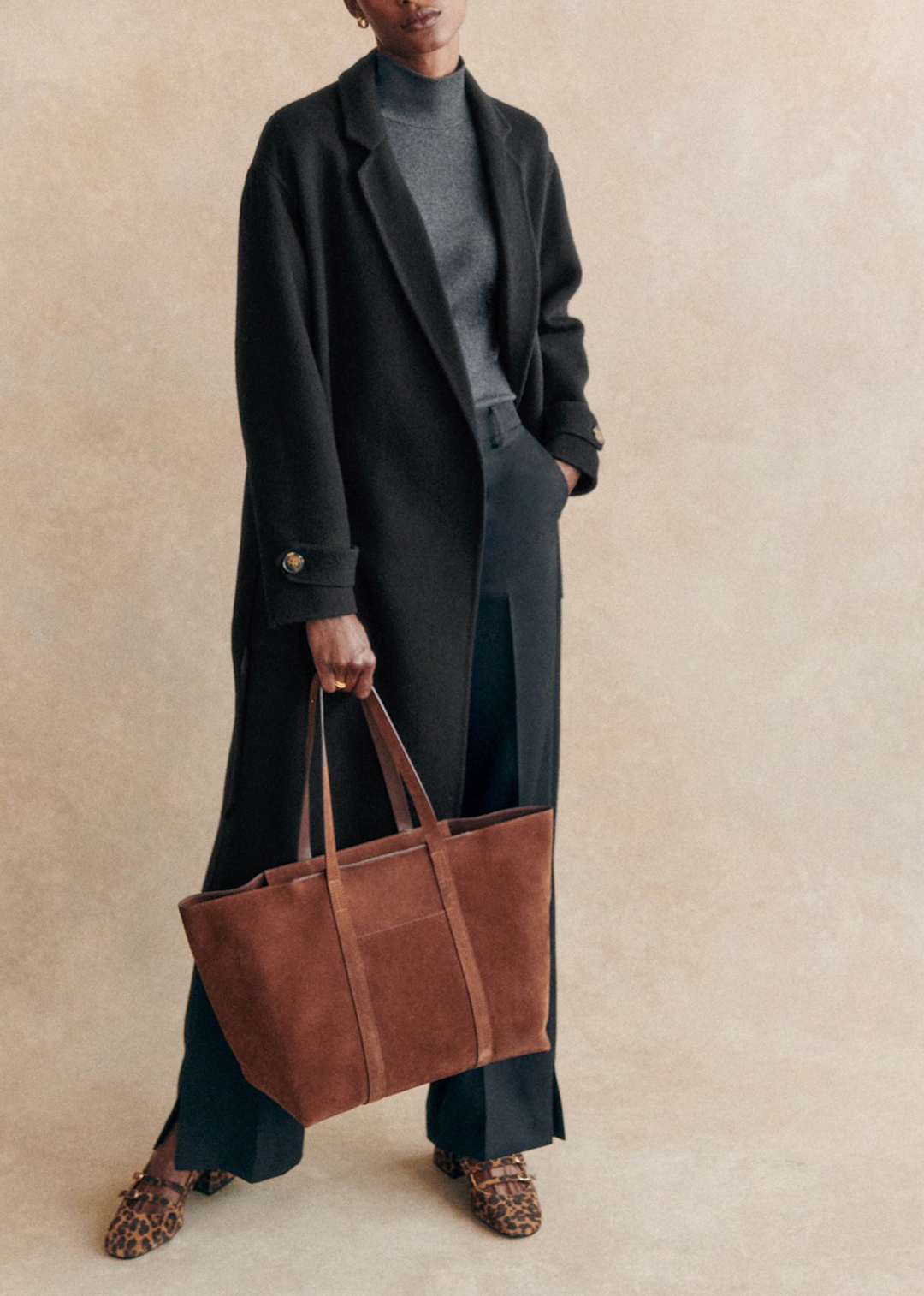 Long Double-Sided Wool Coat