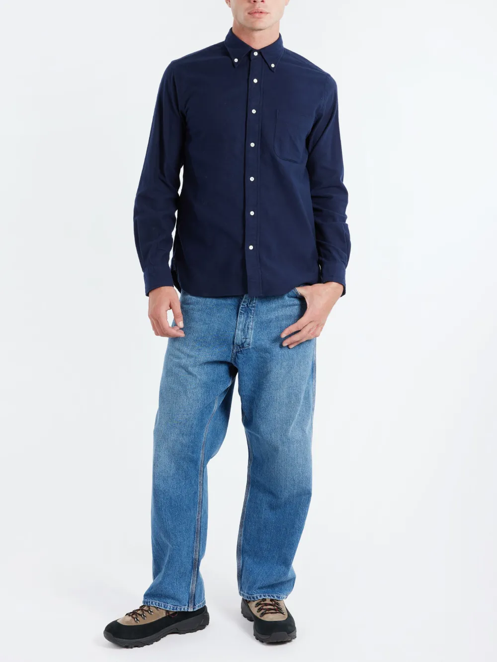 Men's Flannel Button Front Shirt