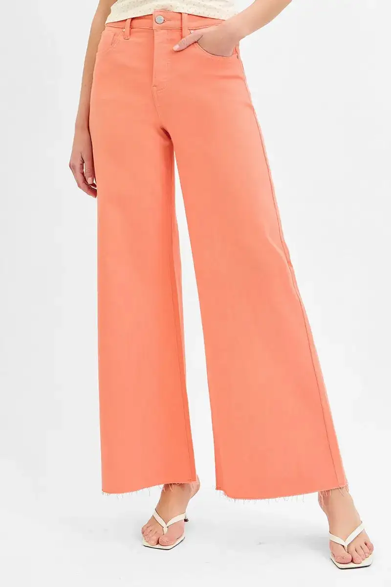 Ruched Breezy Denim Jeans