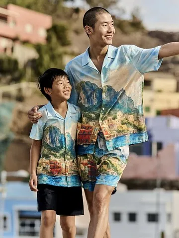 7-15yrs | Scenic Print Shirt