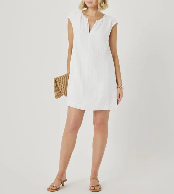 Easy Textured Mini Dress