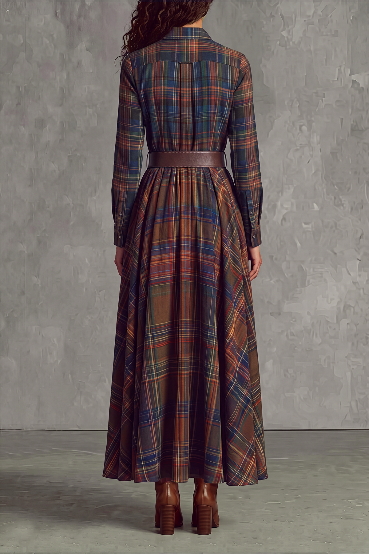 Elegant Textured Maxi Dress