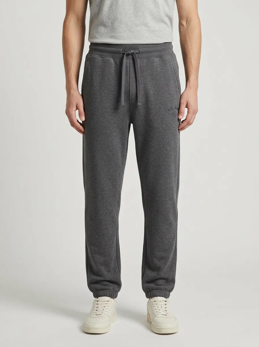 Men's Athletic Club Logo Printed Jogger Athletic Pants