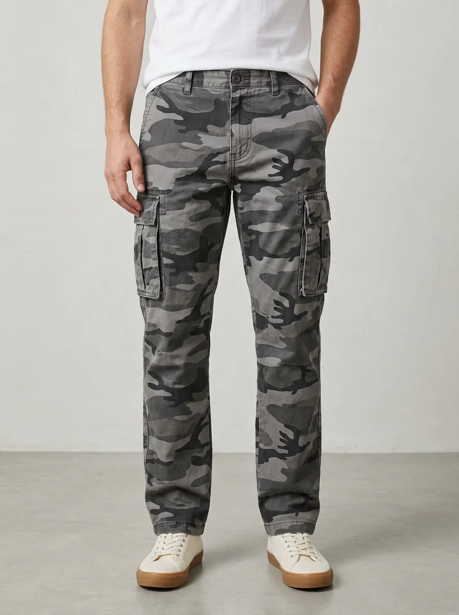 Daily-Utility Camouflage Tactical Camouflage Cargo Pants