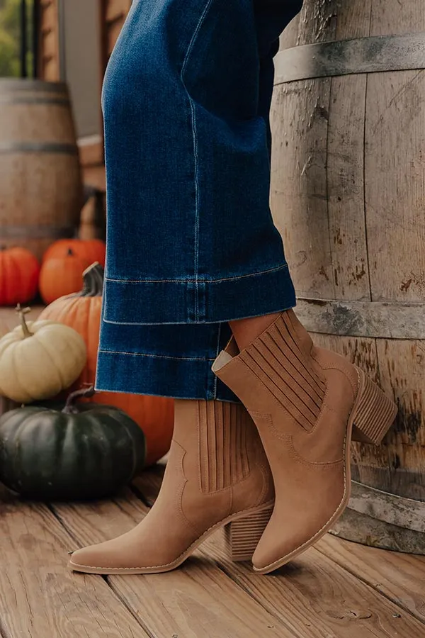 Faux Nubuck Boots