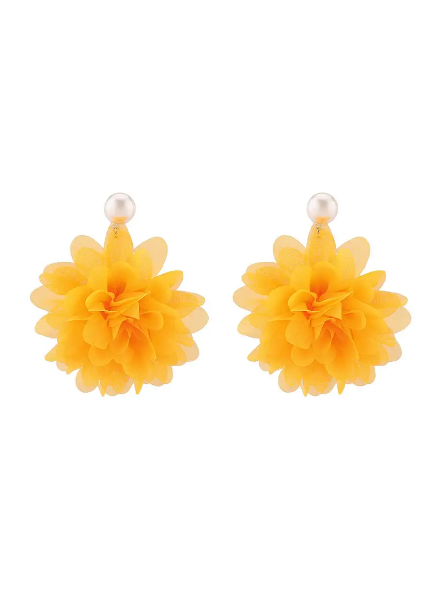 Sculptural Nature-Inspired Accent Earrings