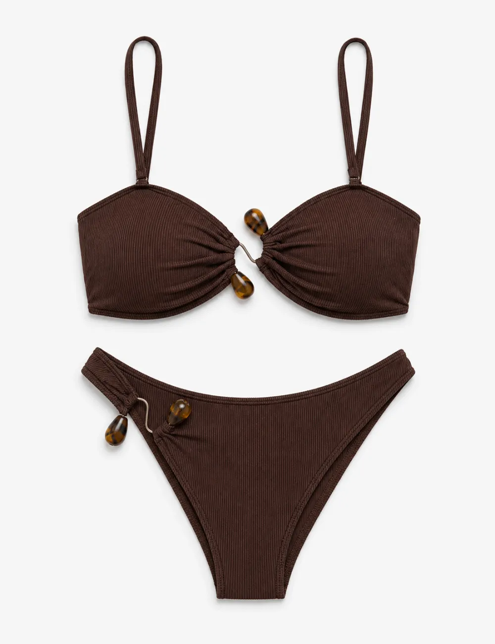 Z Clip with Natural Stone Inspired Bikini Set