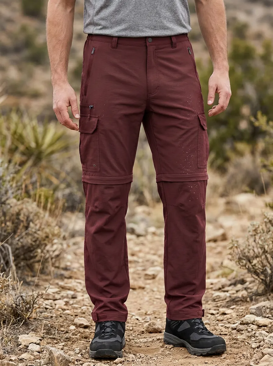 Men's Field Expedition Waterproof Zip-Off Tactical Cargo Pants