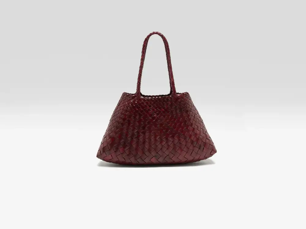Modern Woven Leather Shoulder Bag