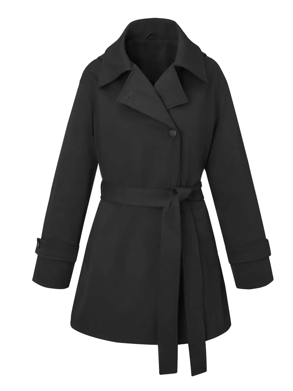 Classic Clean Line Trench Coat