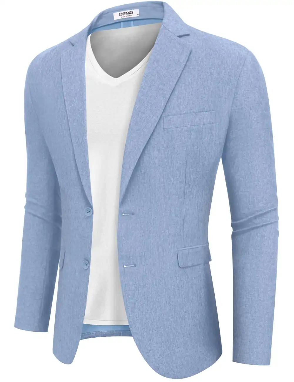 Casual Lightweight Suit Jacket Two Piece Set
