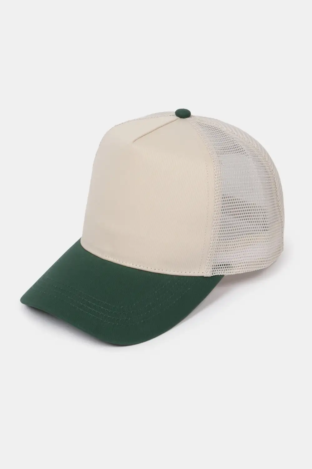 Mesh Back Two Tone Five Panel Panel Baseball Cap