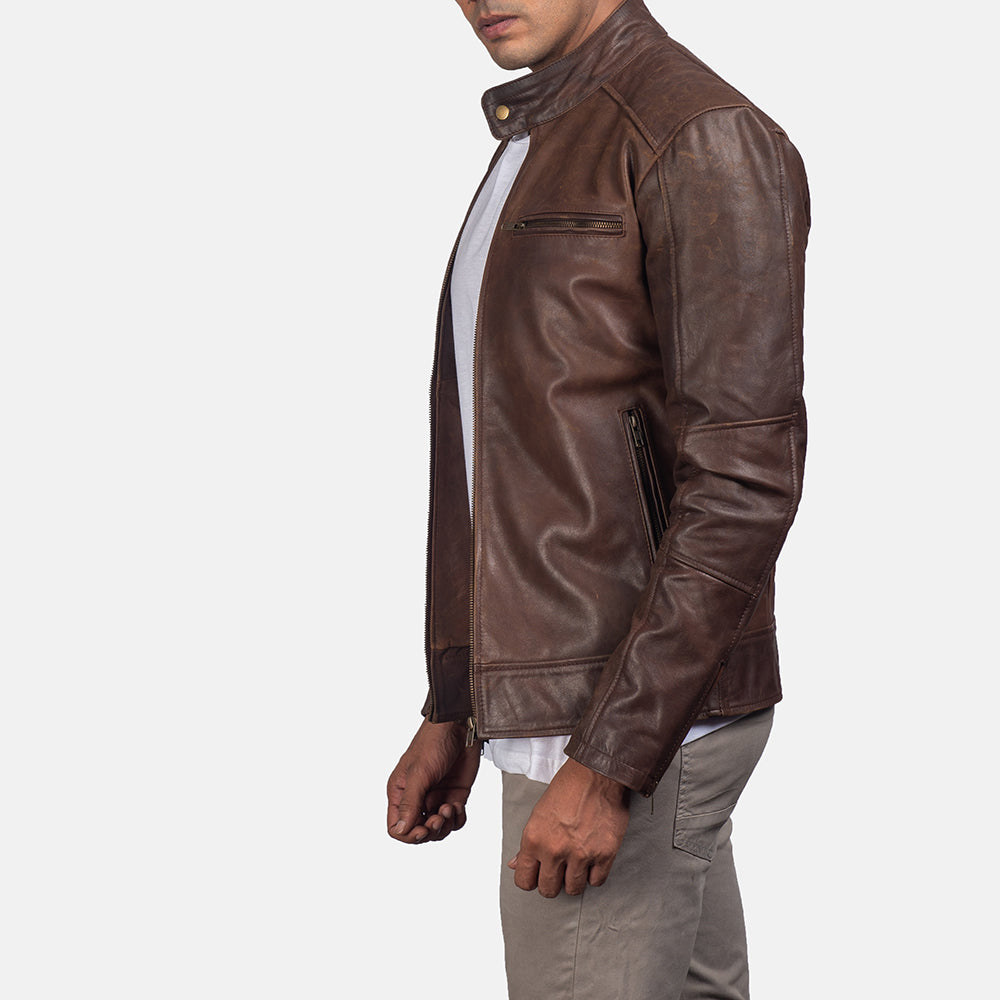 Men's Biker Leather Jacket
