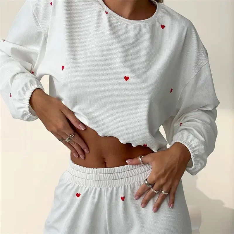 Long Sleeve Print Breathable Set