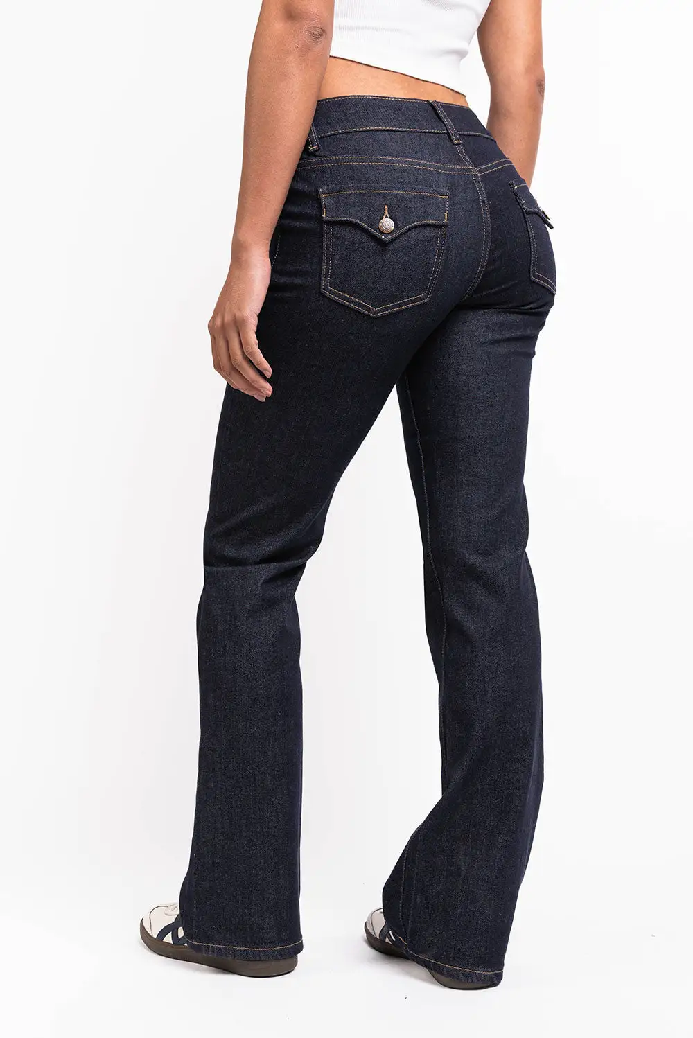 Clean Look Low Rise Bootcut Jeans