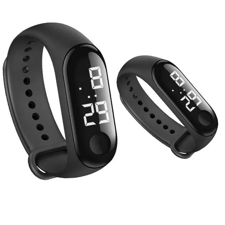 Men's Black Sports Digital Watch