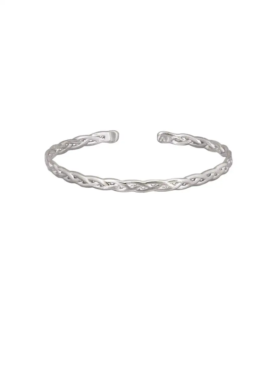 Open Recycled Brass Cuff Bracelet