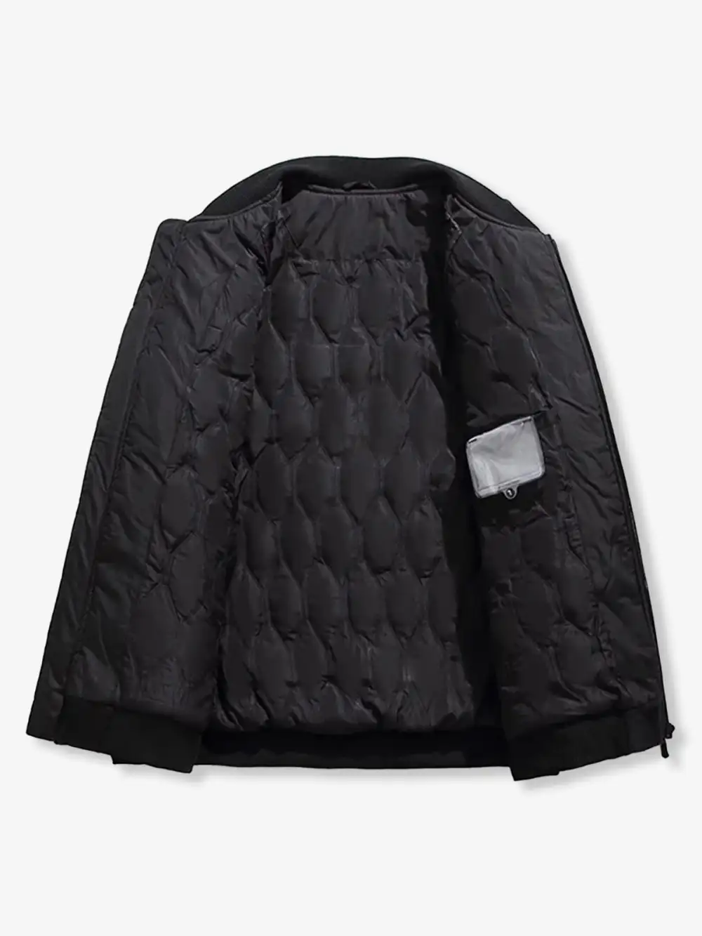 Men's Quilted Padded Bomber Jacket