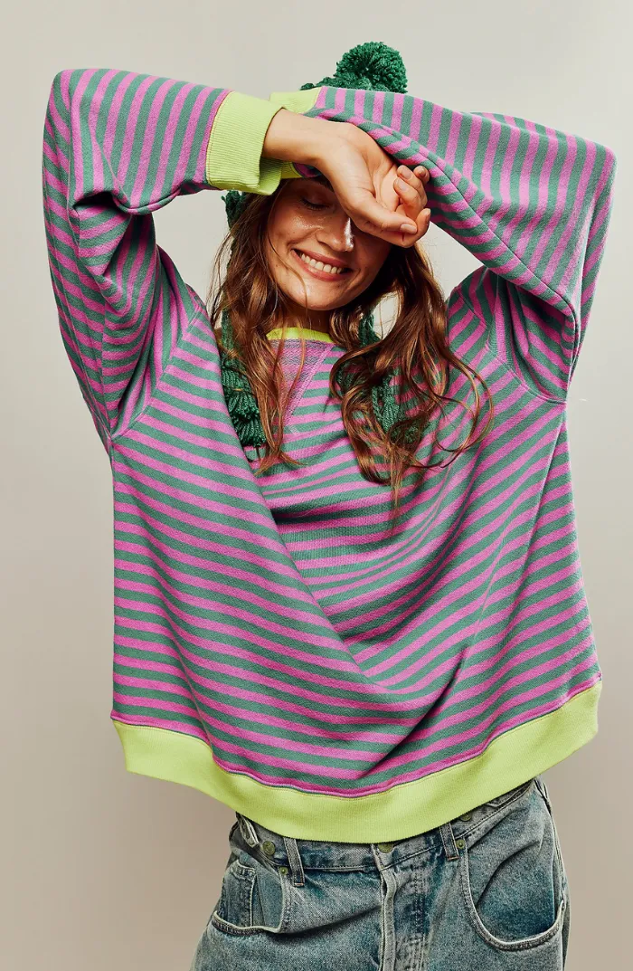 Striped Oversized Sweater