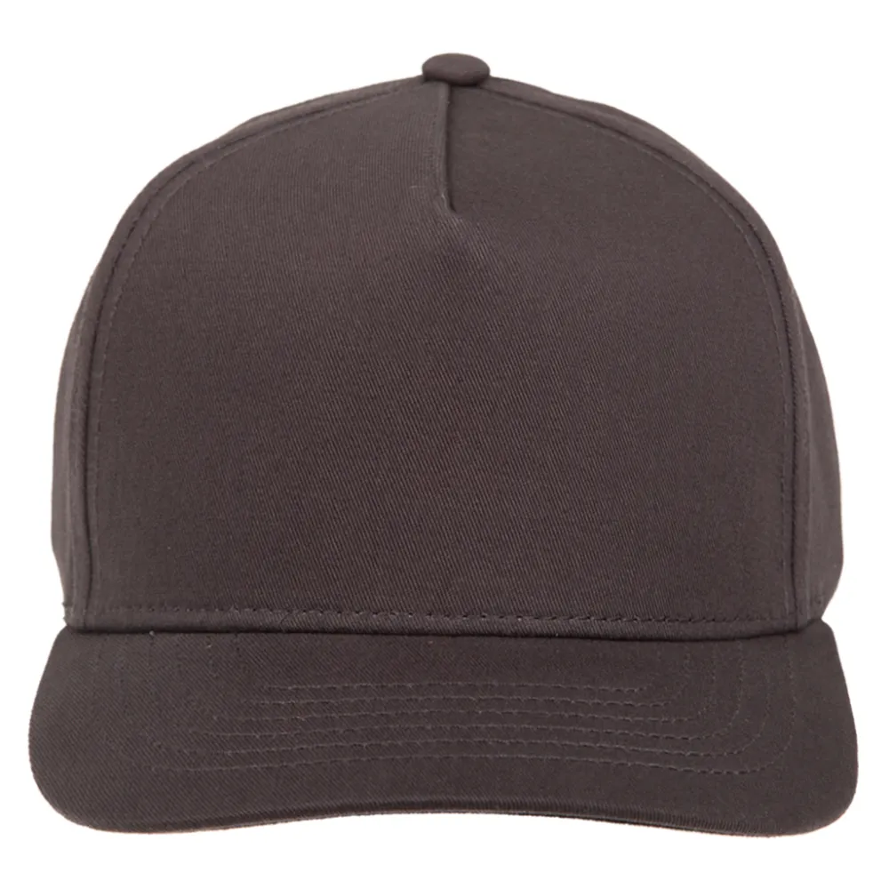 Minimal Cotton Five Panel Cap