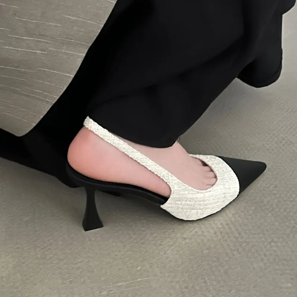 Slingback Pointed Toe Sandals