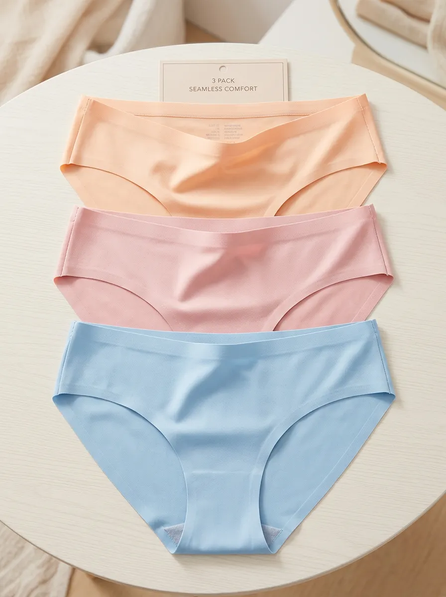 Soft Comfort Fit Three Pack Panties