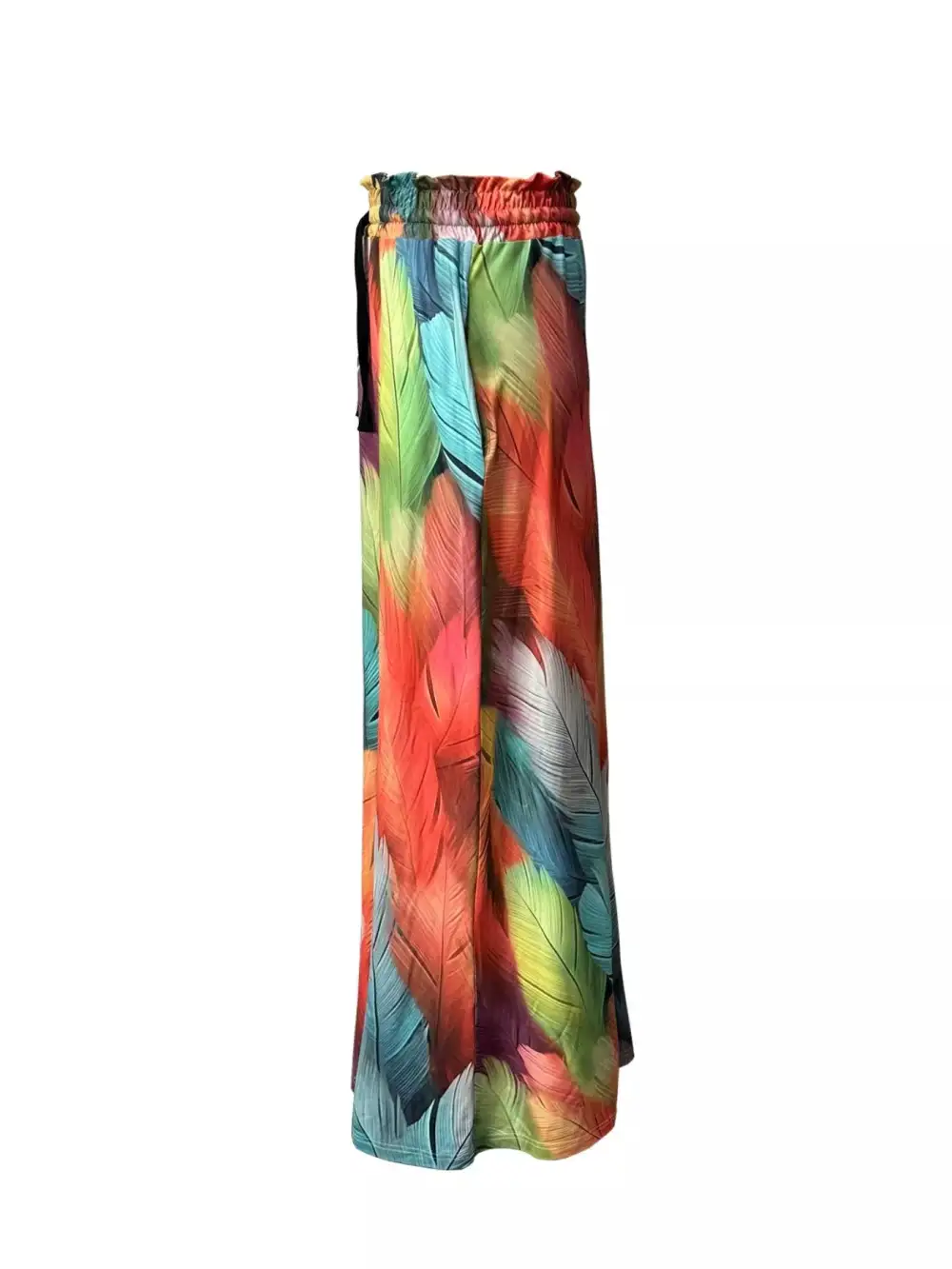 Refined Printed Wide Leg Pants