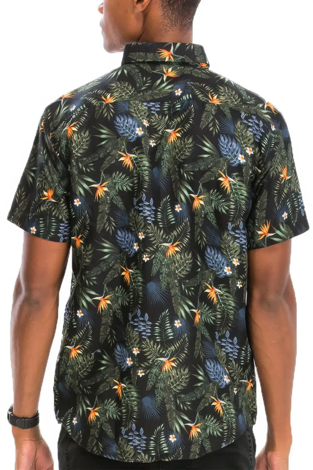 Modern Print Button-Down Shirt