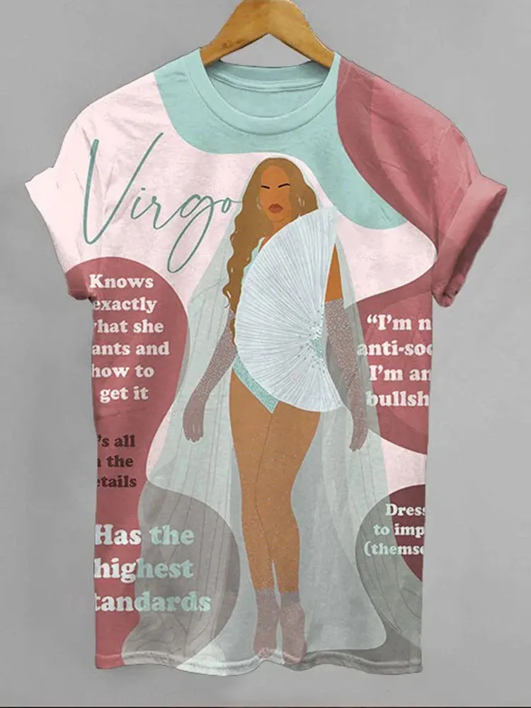 Virgo Girly Season Unisex Short Sleeve Tshirt