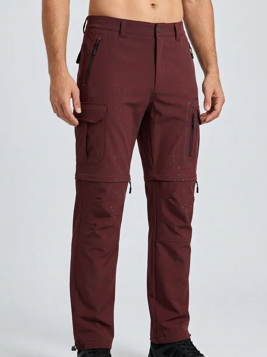 Men's Summit Trail Waterproof Zip-Off Tactical Cargo Pants