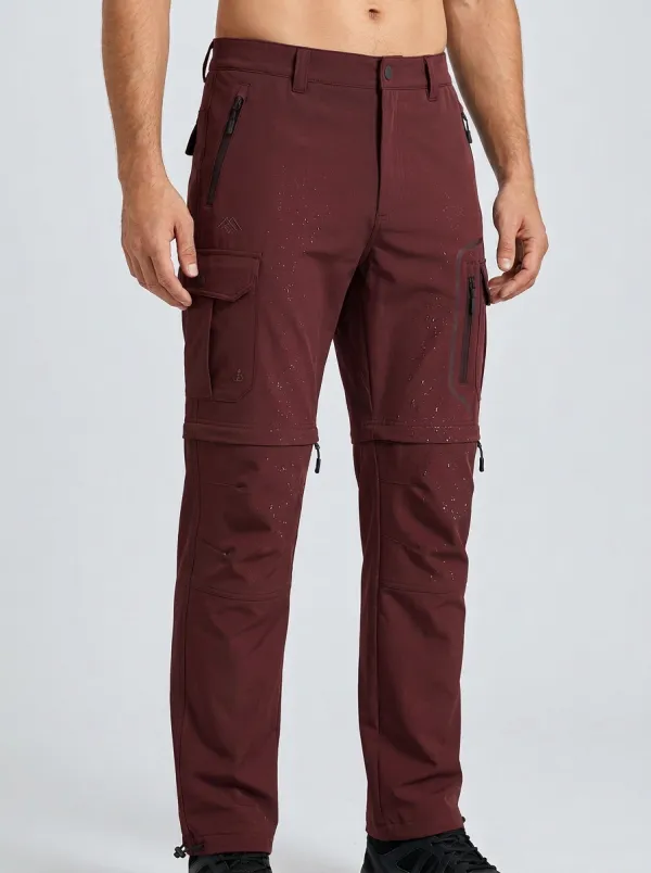 Men's Summit Trail Waterproof Zip-Off Tactical Cargo Pants