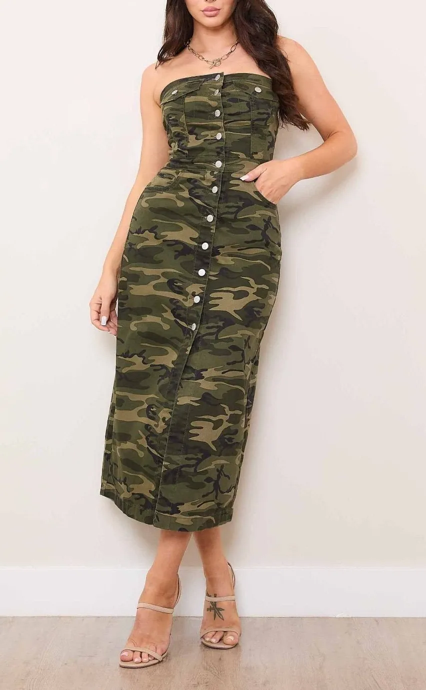 Modern Camo Crush Dress