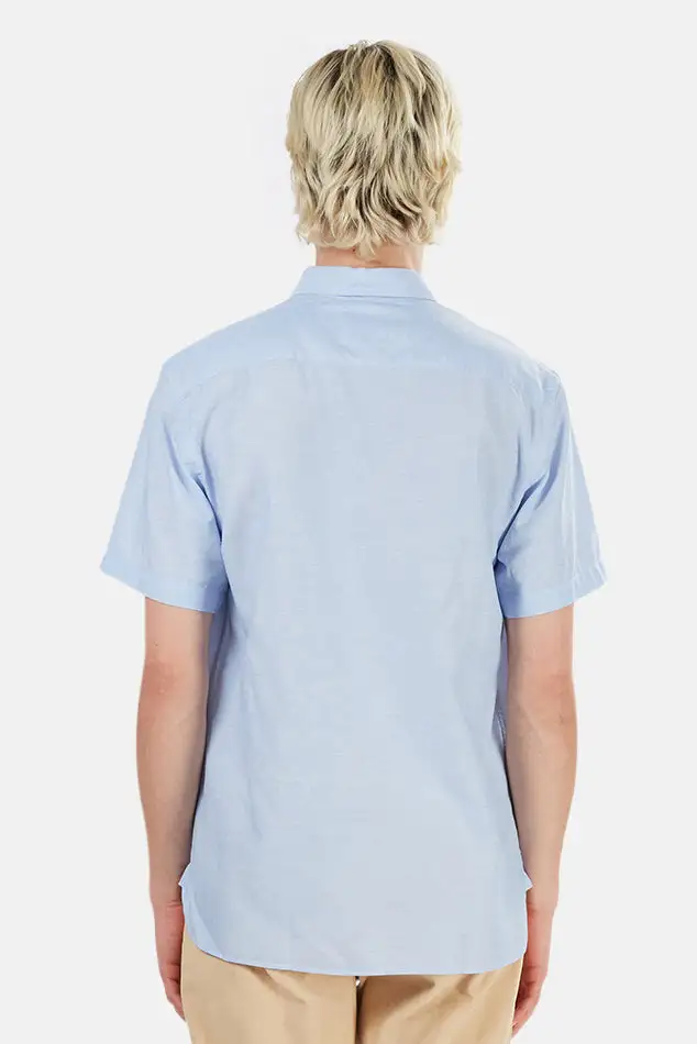 Striped Cotton Pocket Shirt