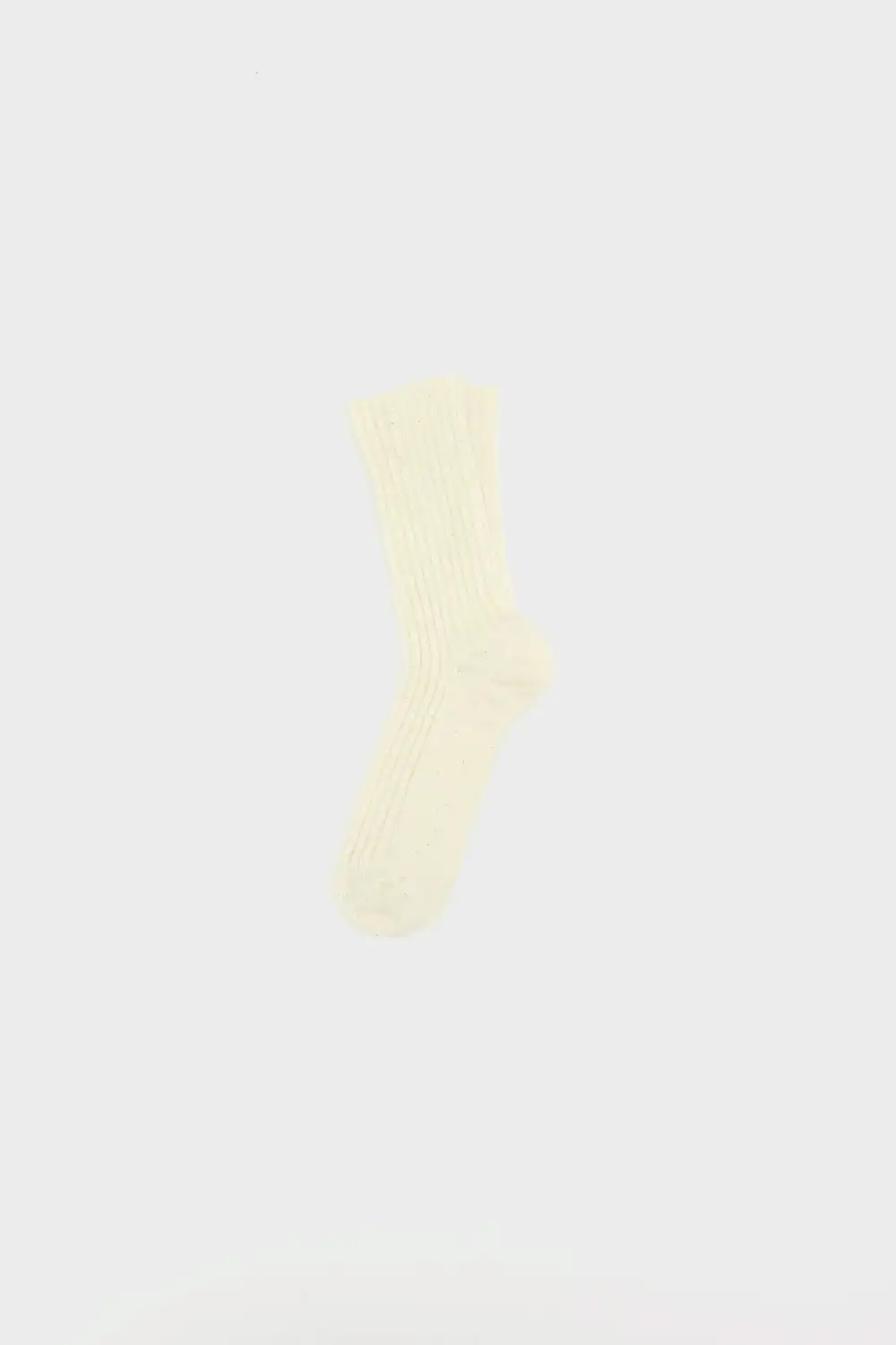 Modern Ribbed Crew Shimmer Casual Socks