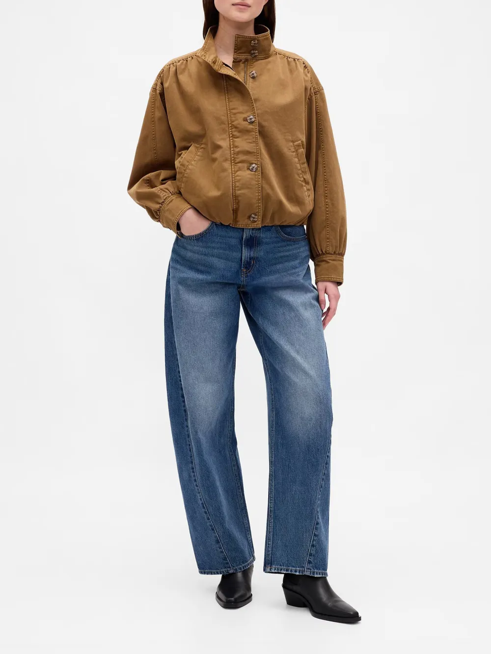 Button Cuff Jacket