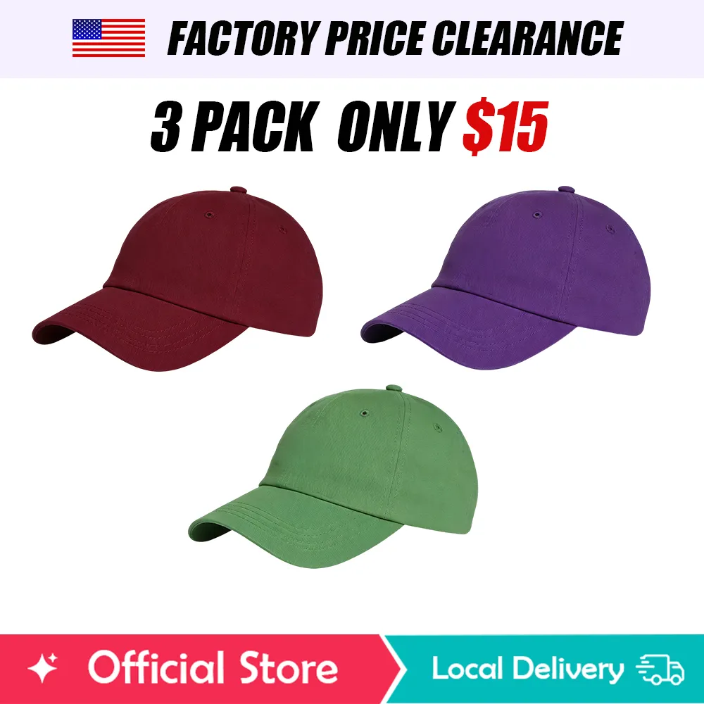 3 PACK Off-Duty Cap