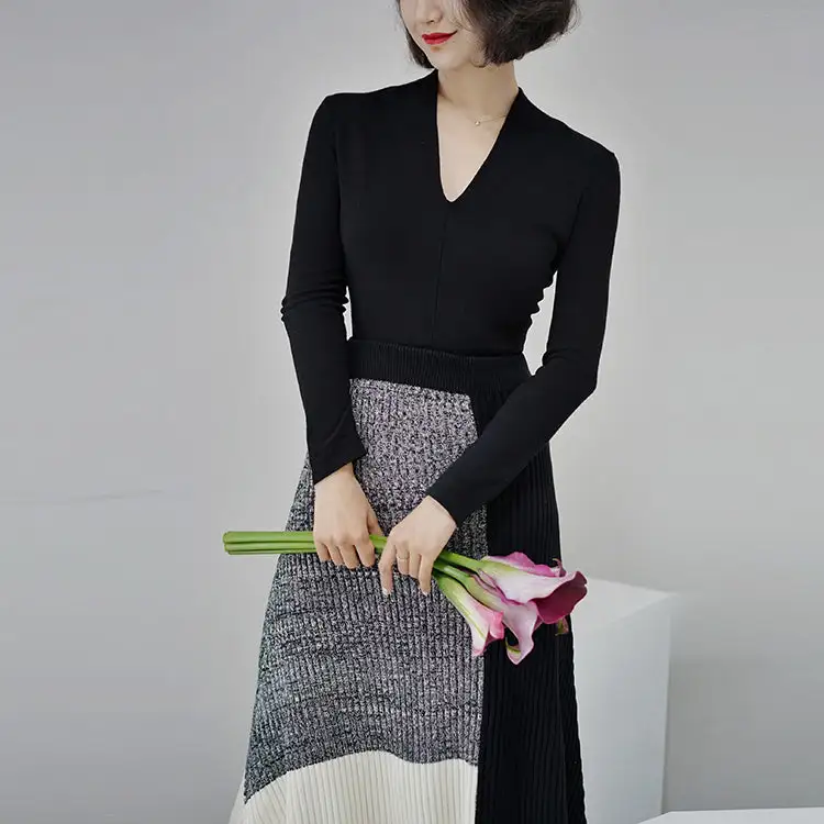 Roomy Leisure Everyday Casual Knit Skirt