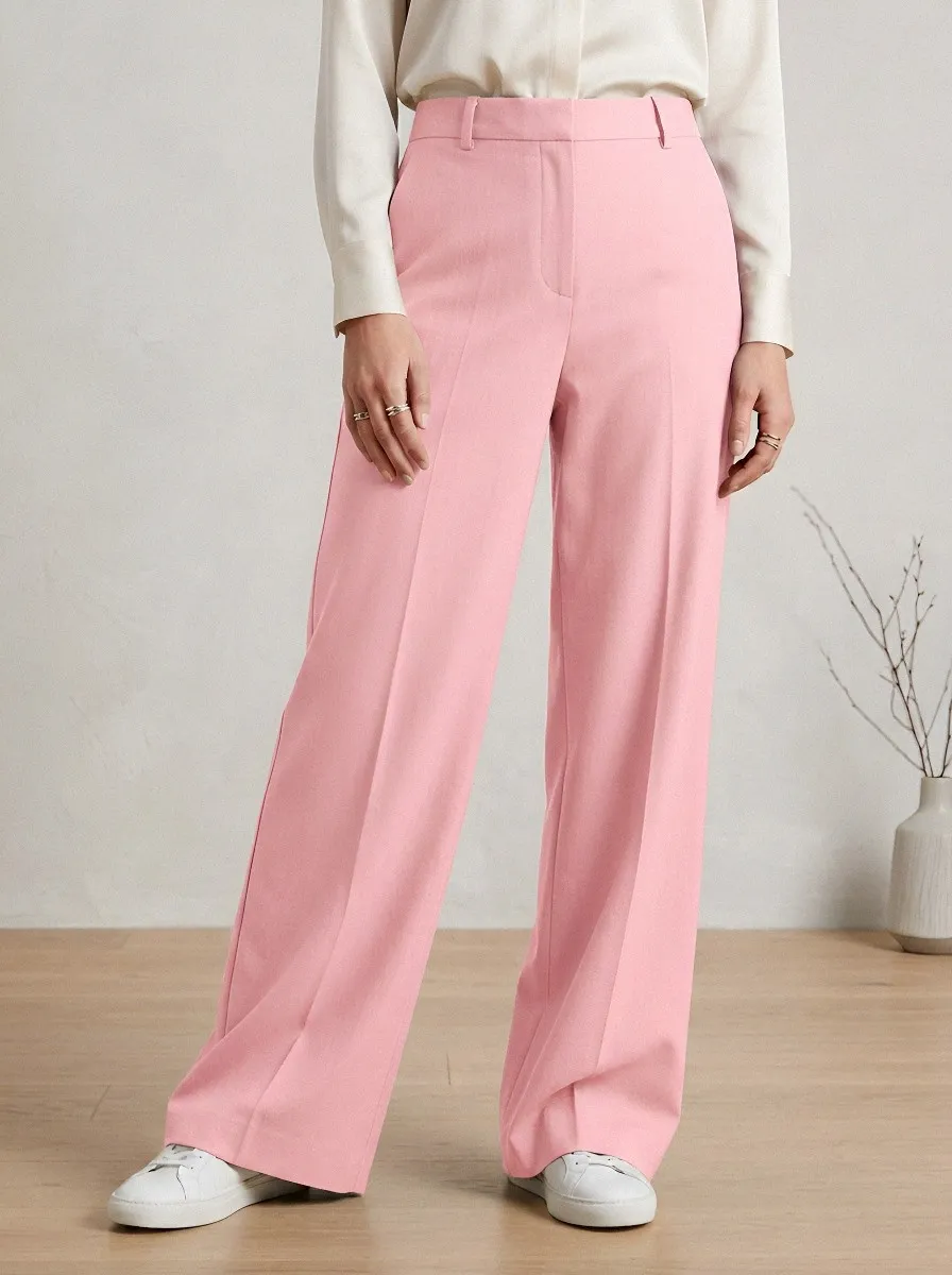 Tailored Relaxed Women's Wide-Leg Trousers