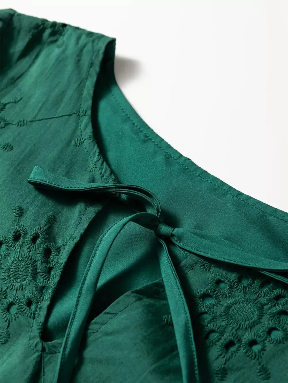 Finish Embroidered Eyelet Mini Dress
