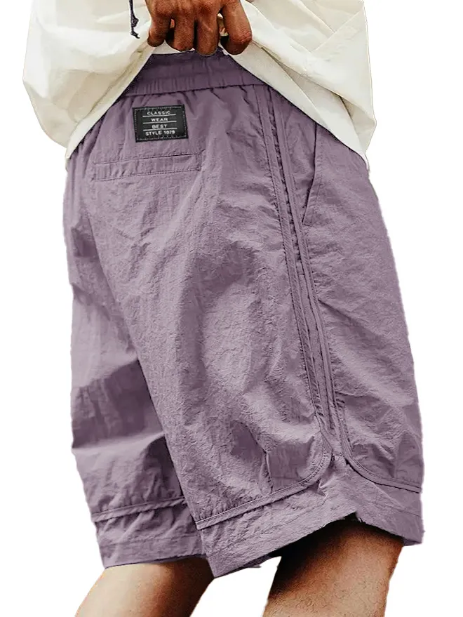Seamed Detail Pocket Shorts