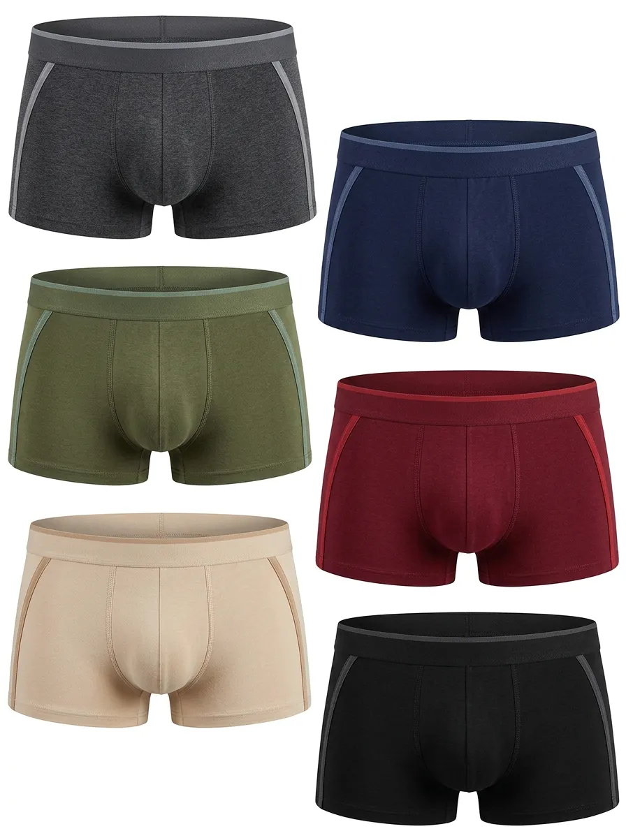 Men's Tonal Side-Panel Mid-Rise Trunk Brief Set