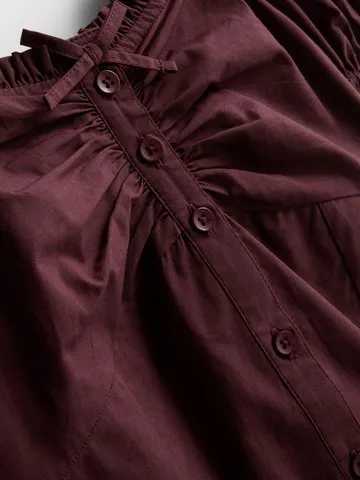 7-15yrs | Puff Sleeve Blouse