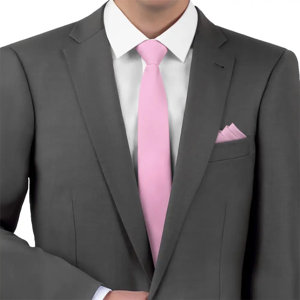 Artful Solid Style Necktie