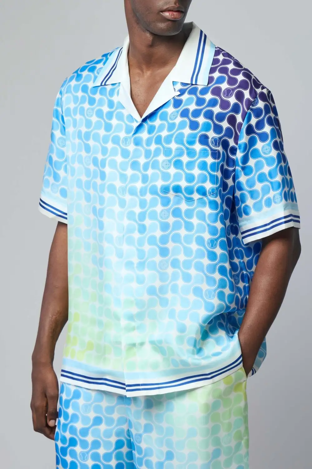 Silk Short Sleeve Shirt
