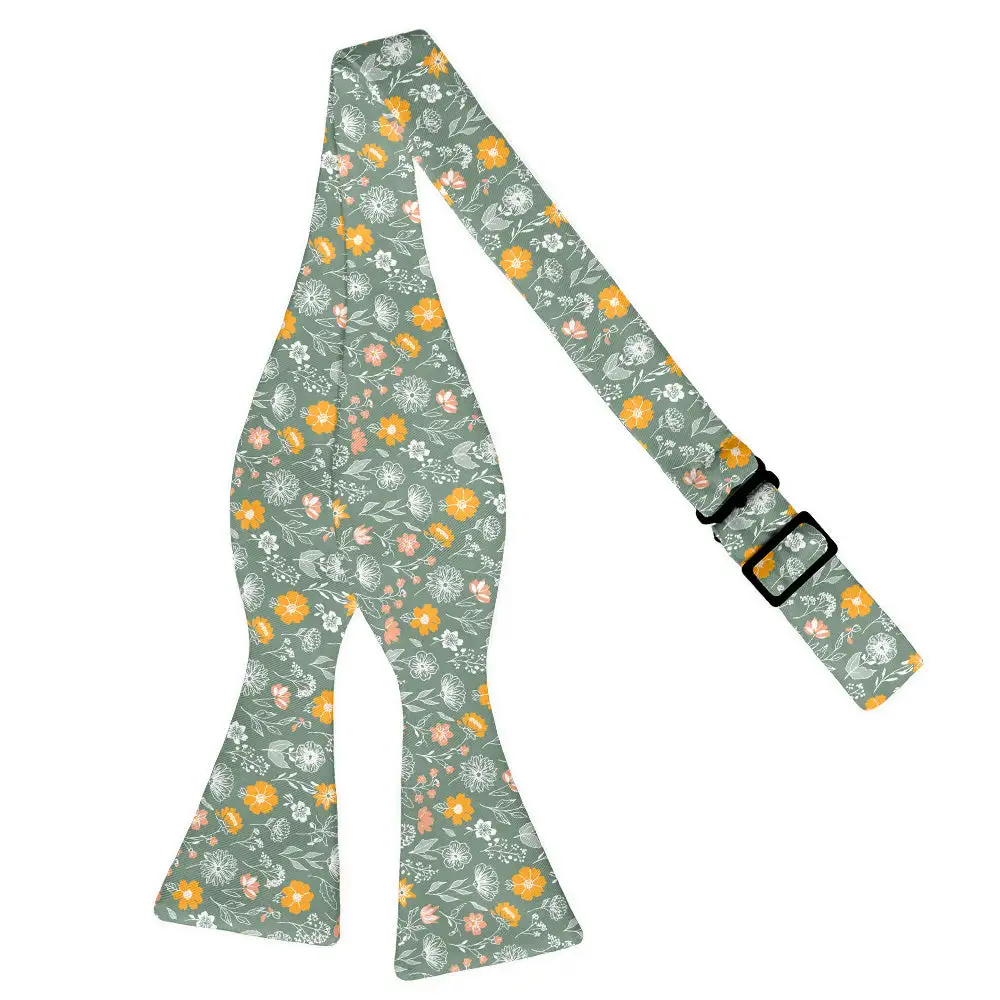 Modern Floral Bow Tie
