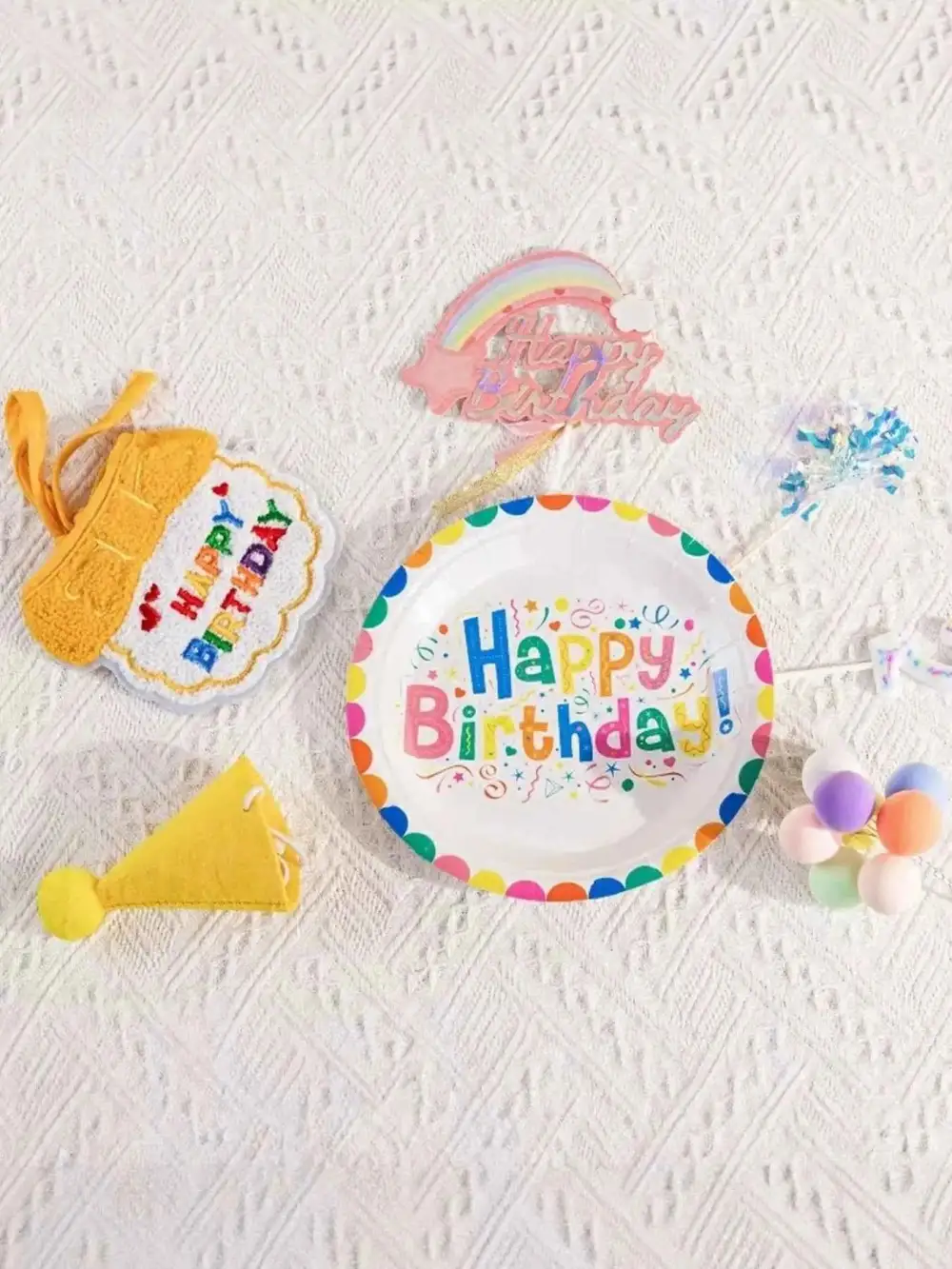 Piece Birthday Hat Scarf