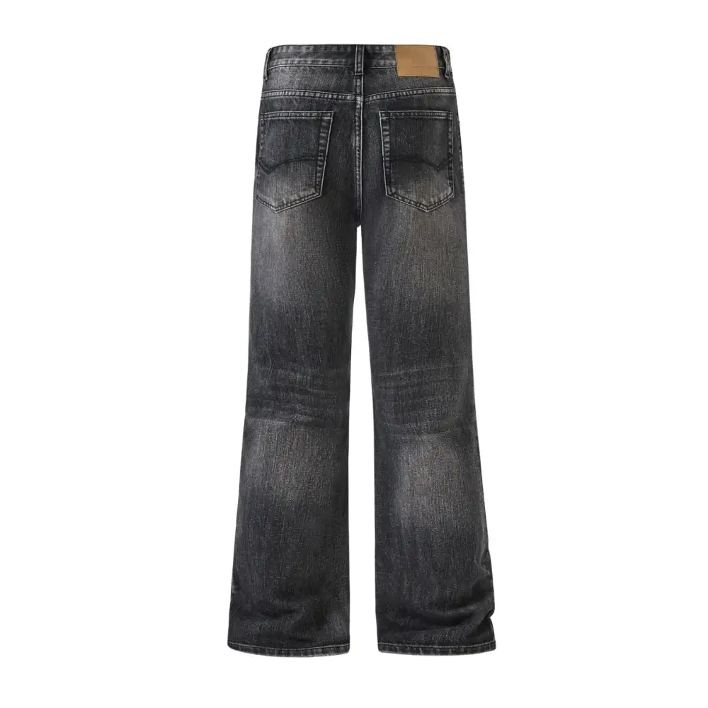 Modern Bootcut Whiskered Denim Jeans